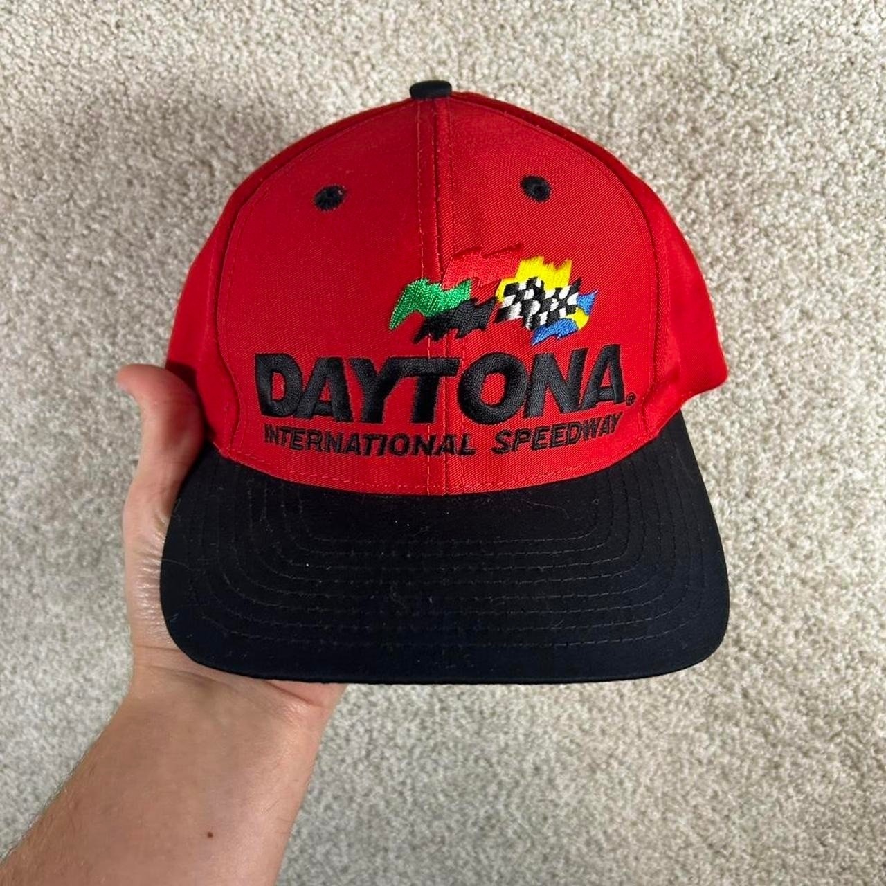 Vintage 90s Daytona Speedway Nascar Racing Twill Snapback Hat Cap Vintage 90s Daytona Speedway Nascar Racing Twill Snapback Hat Cap
